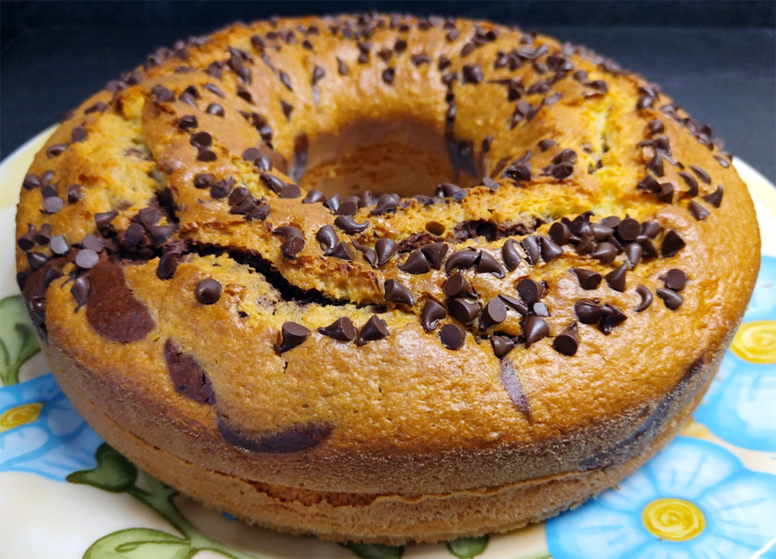 Ciambella tre strati all'arancia