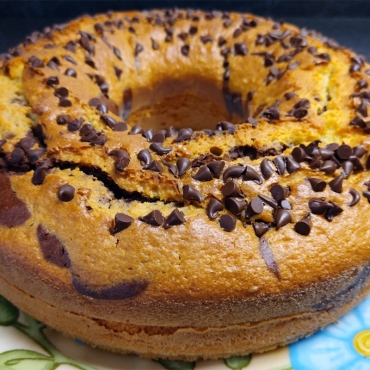 Ciambella tre strati all'arancia