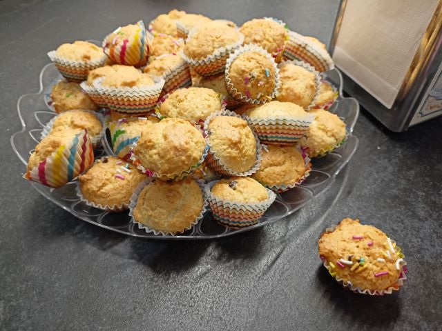 mini muffin cocco e mascarpone