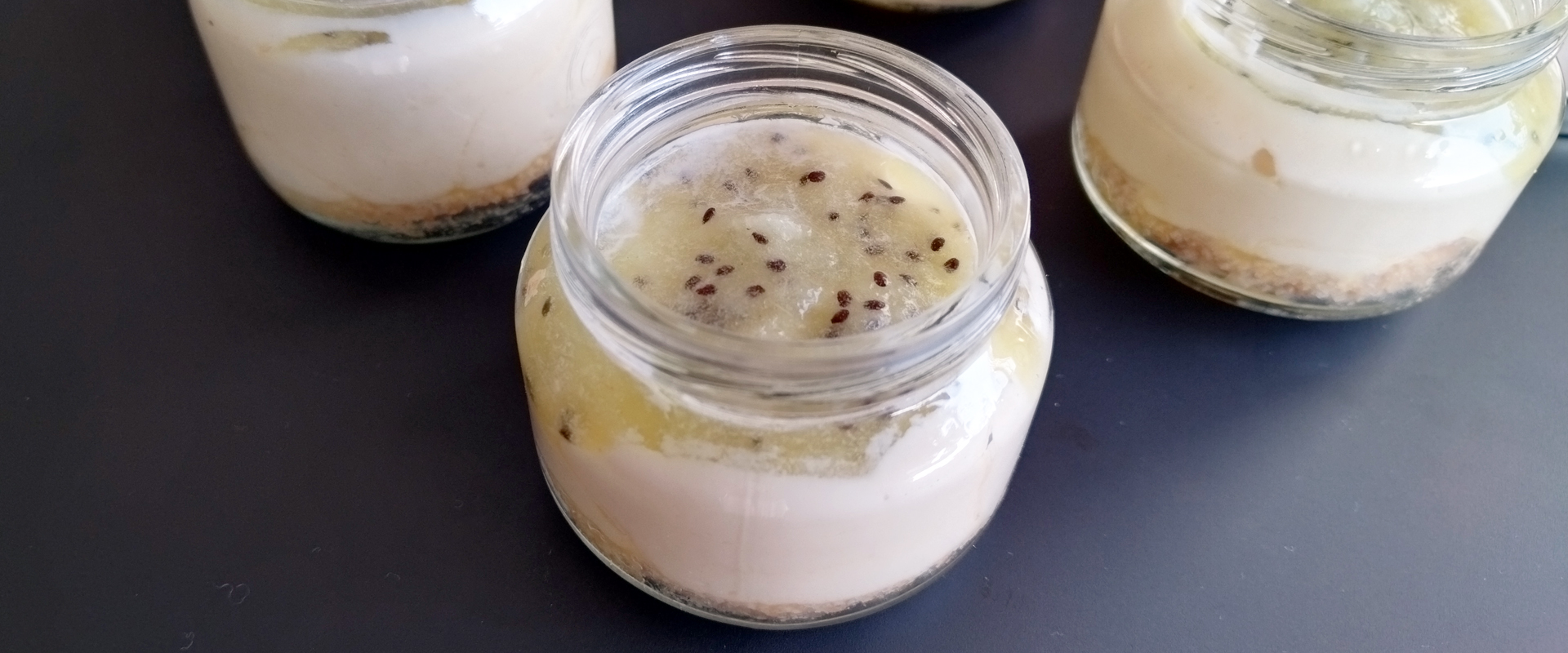 Mini cheesecake kiwi e mascarpone